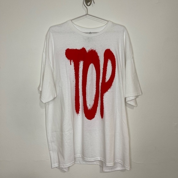 Vlone x NBA Youngboy Top T-Shirt White Red Graphic Tee XXL - Picture 1 of 6
